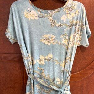 Van Gogh print dress, medium, NWOT